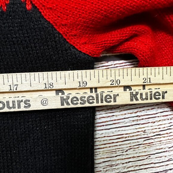 Holiday Hype Ugly Christmas Sweater Women’s Small Multicolor Dino T-Rex - Picture 4 of 9